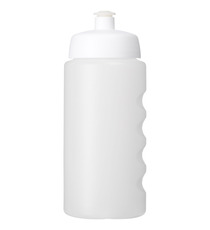 Bouteille de sport Baseline® Plus 500 ml avec couvercle sport et bandeau antidérapant publicitaire