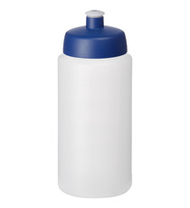 Bouteille de sport Baseline® Plus 500 ml avec couvercle sport et bandeau antidérapant publicitaire