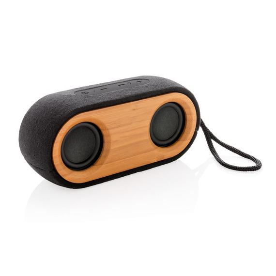 Double enceinte Bamboo X publicitaire