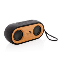 Double enceinte Bamboo X publicitaire