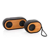 Double enceinte Bamboo X publicitaire