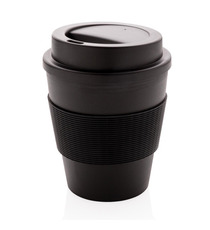 Mug en PP recyclable avec couvercle à vis 350ml publicitaire