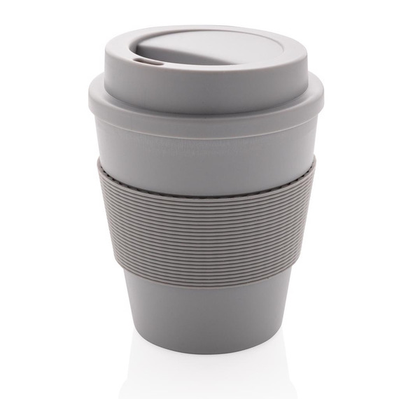 Mug en PP recyclable avec couvercle à vis 350ml publicitaire