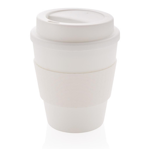 Mug en PP recyclable avec couvercle à vis 350ml publicitaire