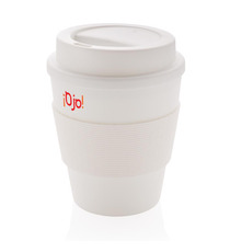 Mug en PP recyclable avec couvercle à vis 350ml publicitaire