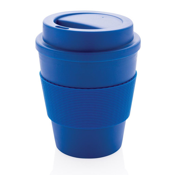 Mug en PP recyclable avec couvercle à vis 350ml publicitaire