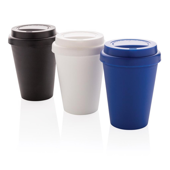 Mug en PP recyclable à double paroi 300ml publicitaire