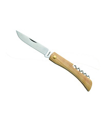 Couteau publicitaire 'Terroir' tire bouchon bois d'olivier spécial semi Baladeo®
