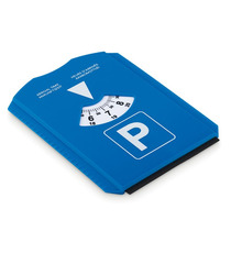 Disque de stationnement gratte glace personnalisé quadri Park Scrap express