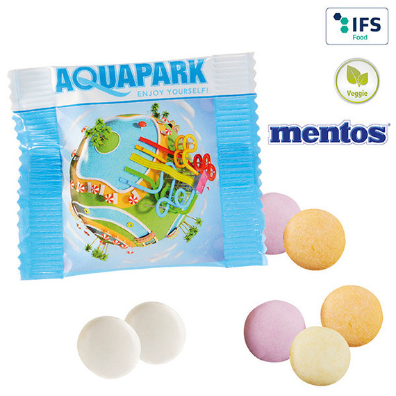 Mentos personnalisables sachets de 2 pièces