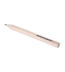 Crayon de papier personnalisable en bois sans vernis 8.7 cm