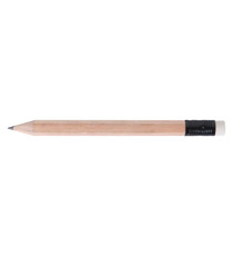 Crayon de papier personnalisable en bois sans vernis 8.7 cm