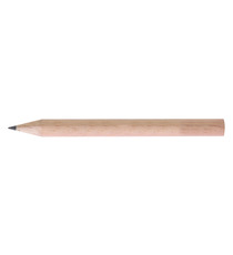 Crayon publicitaire en bois rond sans vernis 8.7 cm