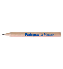 Crayon publicitaire en bois rond sans vernis 8.7 cm FRANCE