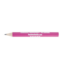 Crayon de papier personnalisé Rond Vernis pantone 8,7 cm