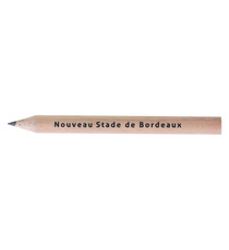 Crayon de papier personnalisé rond Prestige naturel 8.7 cm