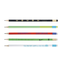 Crayon publicitaire fabriqué en France personnalisé en quadrichromie rond 17.6 cm