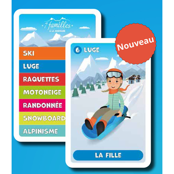 Jeu personnalisable 7 familles Montagne