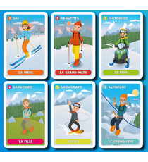 Jeu personnalisable 7 familles Montagne