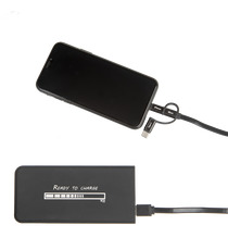 Powerbank publicitaire logo lumineux 5000 mAh SCX Design Slim Wireless