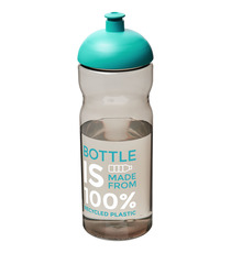 Bouteille de sport H2O Eco 650 ml avec couvercle dôme publicitaire