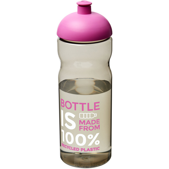 Bouteille de sport H2O Eco 650 ml avec couvercle dôme publicitaire