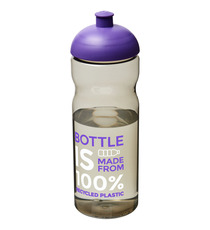 Bouteille de sport H2O Eco 650 ml avec couvercle dôme publicitaire