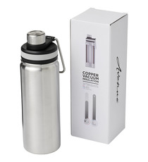 Bouteille publicitaire de sport 590 ml avec isolation par le vide et couche de cuivre Gessi