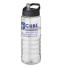 Bouteille publicitaire de sport H2O Treble 750 ml avec couvercle à bec verseur