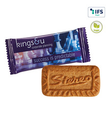 Biscuit pour café type « Speculos » publicitaire