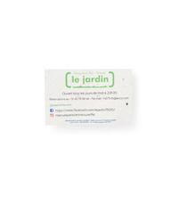 Carte publicitaire de visite à planter-55x85 mm - 200 gram