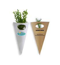 Cornet publicitaire Kraft pour Plants