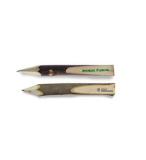 Grand crayon en bois brut personnalisé