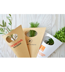 Cornet publicitaire Kraft pour Plants