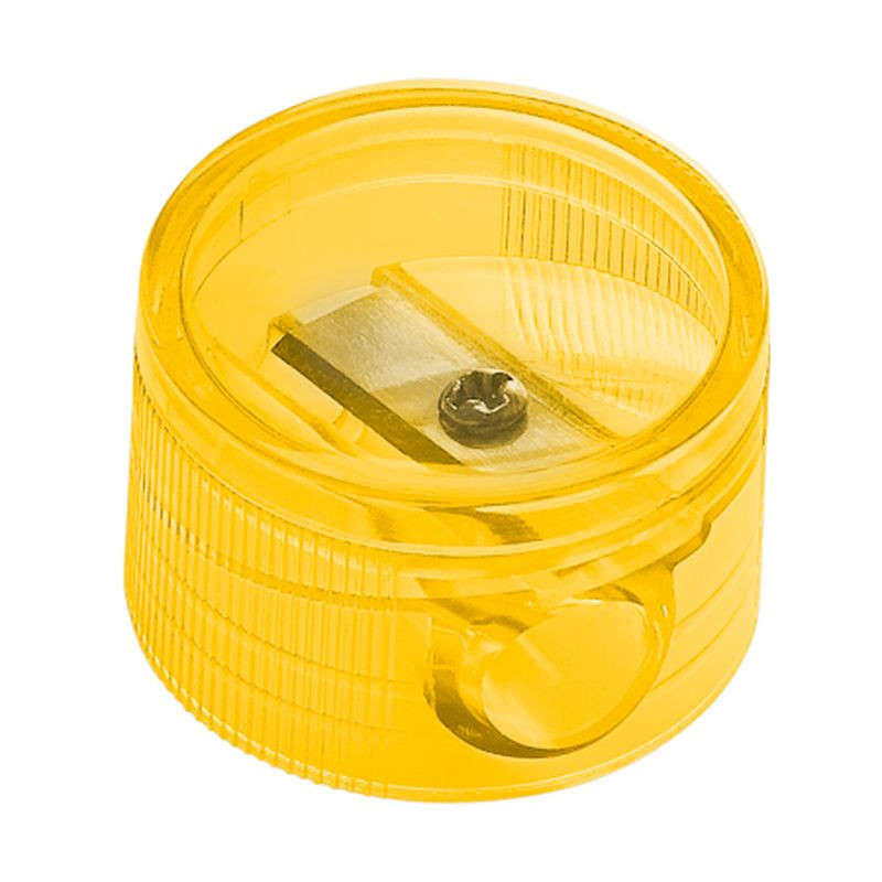 Taille-crayon Double Laiton - Pour Crayons Papier & Couleur - Design Rond - Idéal Comme Cadeau