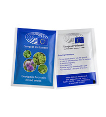 Sachet publicitaire de graines 82x110 mm 1 coul