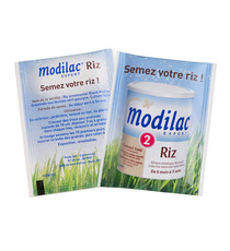 Sachet publicitaire de graines 60x80 mm 1 coul