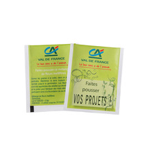 Sachet publicitaire de graines 60x80 mm 1 coul