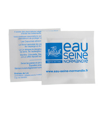 Sachet publicitaire de graines 55x55 mm 1 coul