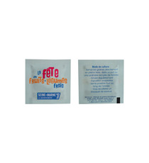 Sachet publicitaire de graines 55x55 mm 1 coul