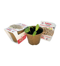 Kit publicitaire Jardin Ecolo - pot biodégradable  paille de riz