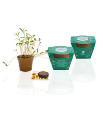 Kit publicitaire Jardin Ecolo - pot biodégradable  paille de riz