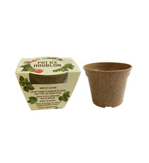 Kit publicitaire Jardin Ecolo - pot biodégradable  paille de riz