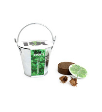 Kit publicitaire de semis - mini pot zinc 6 cm