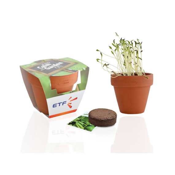 Kit publicitaire de plantation Terre cuite 9 cm