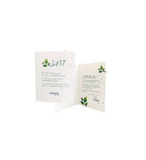 Carte publicitaire à planter  - 4 pages - 200 gram