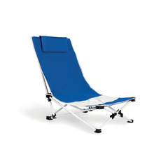 Chaise de plage publicitaire avec coussin