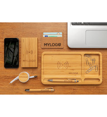 Organiseur de bureau avec induction 5W publicitaire