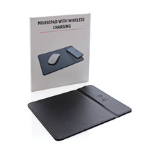 Tapis de souris avec chargeur à induction 5W publicitaire