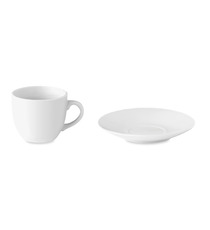 Tasse expresso publicitaire et soucoupe en porcelaine Europe